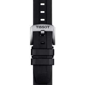 TISSOT Men’s Swiss Made Quartz Black Silicone Strap Black Dial 40mm Watch T120.410.27.051.00